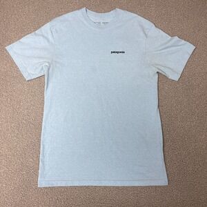 PATAGONIA Organic Cotton T-Shirt responsibili-tee Adult S blue Regular Fit